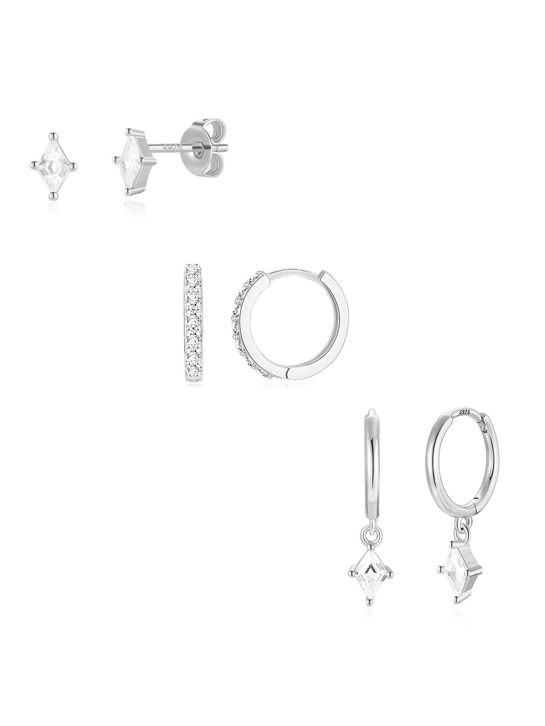 Veronika – Cercei delicate din aur cu strălucire.