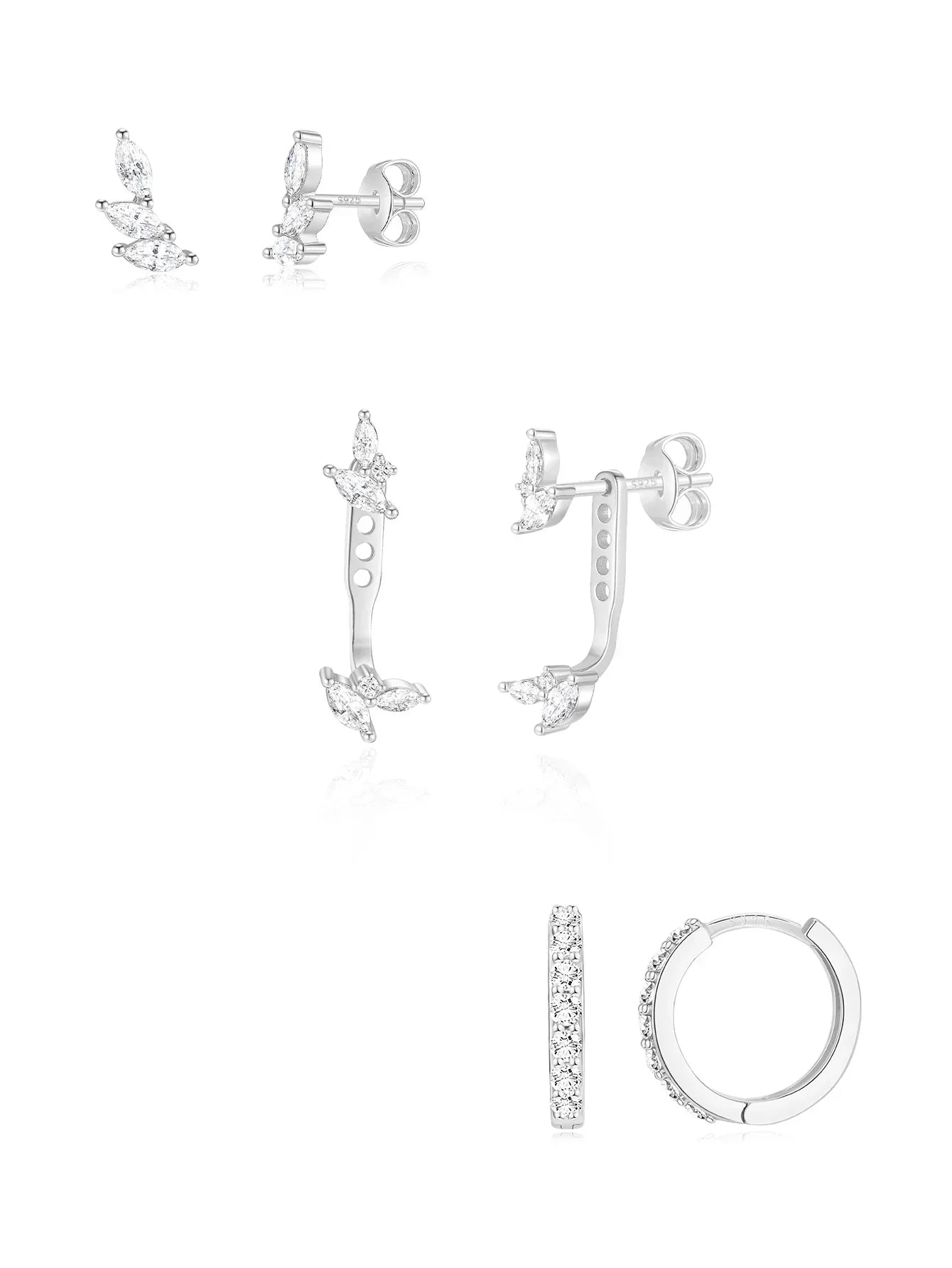 Tereza – Cercei delicati aurii cu o linie clară.