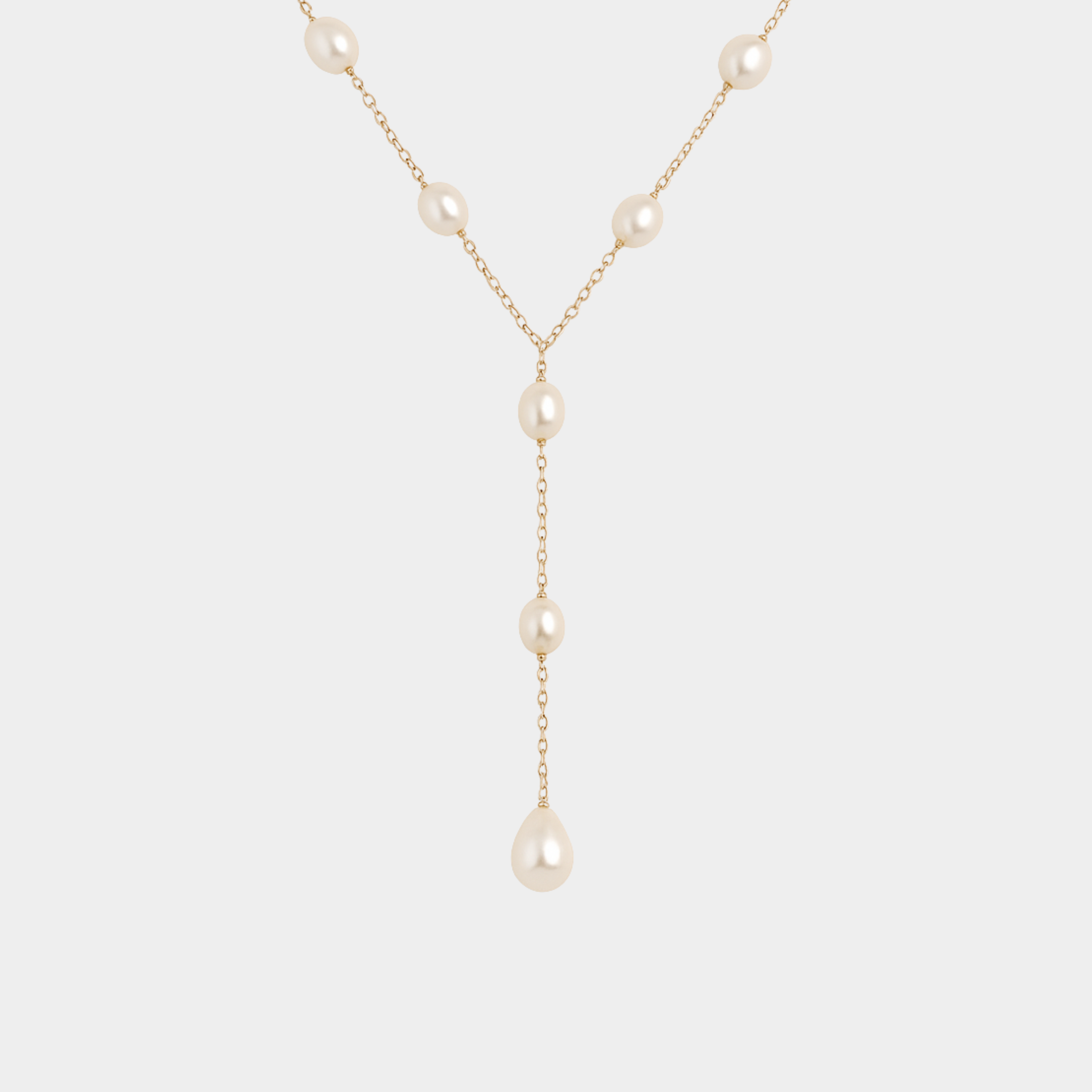 Annika - Colier vintage cu perle suspendate