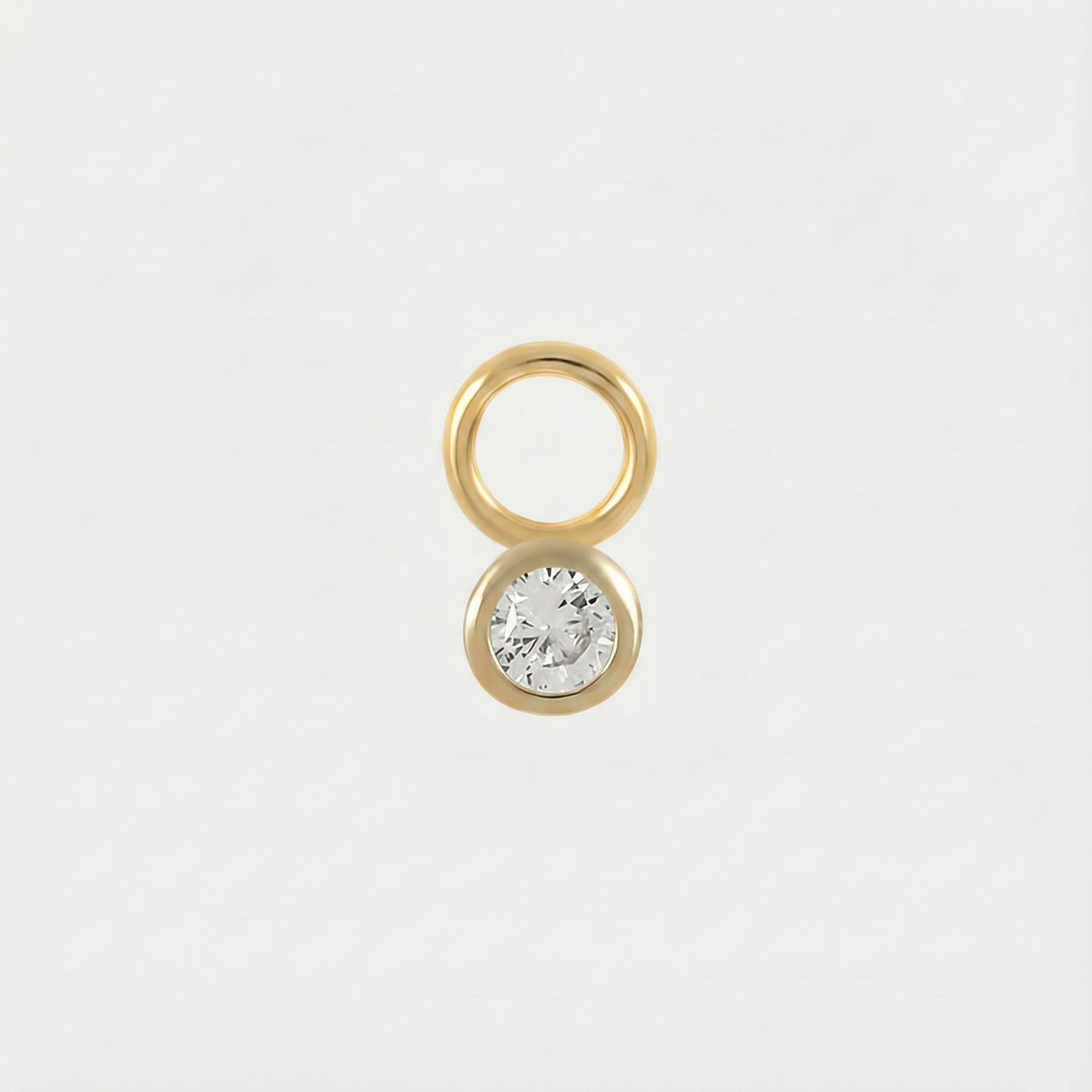 Theresia – Cercei aurii cu curbura moale