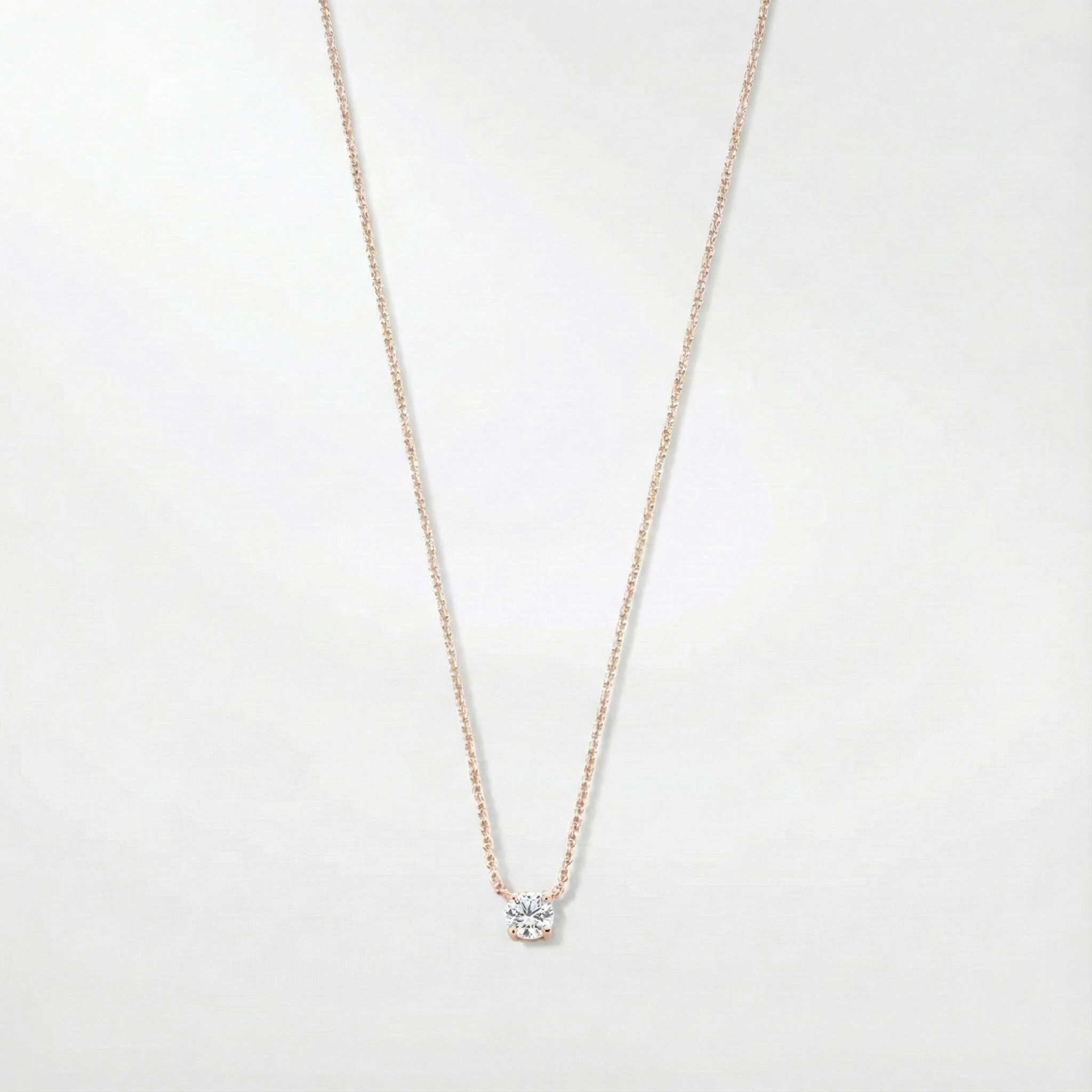 Colier Klára cu piatră de moissanit