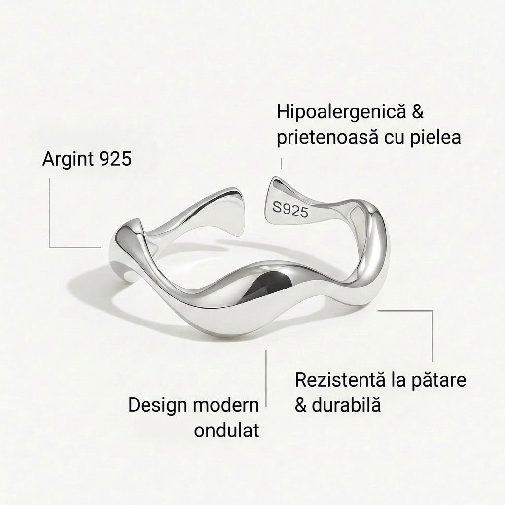 Vlny - Inel Minimalist