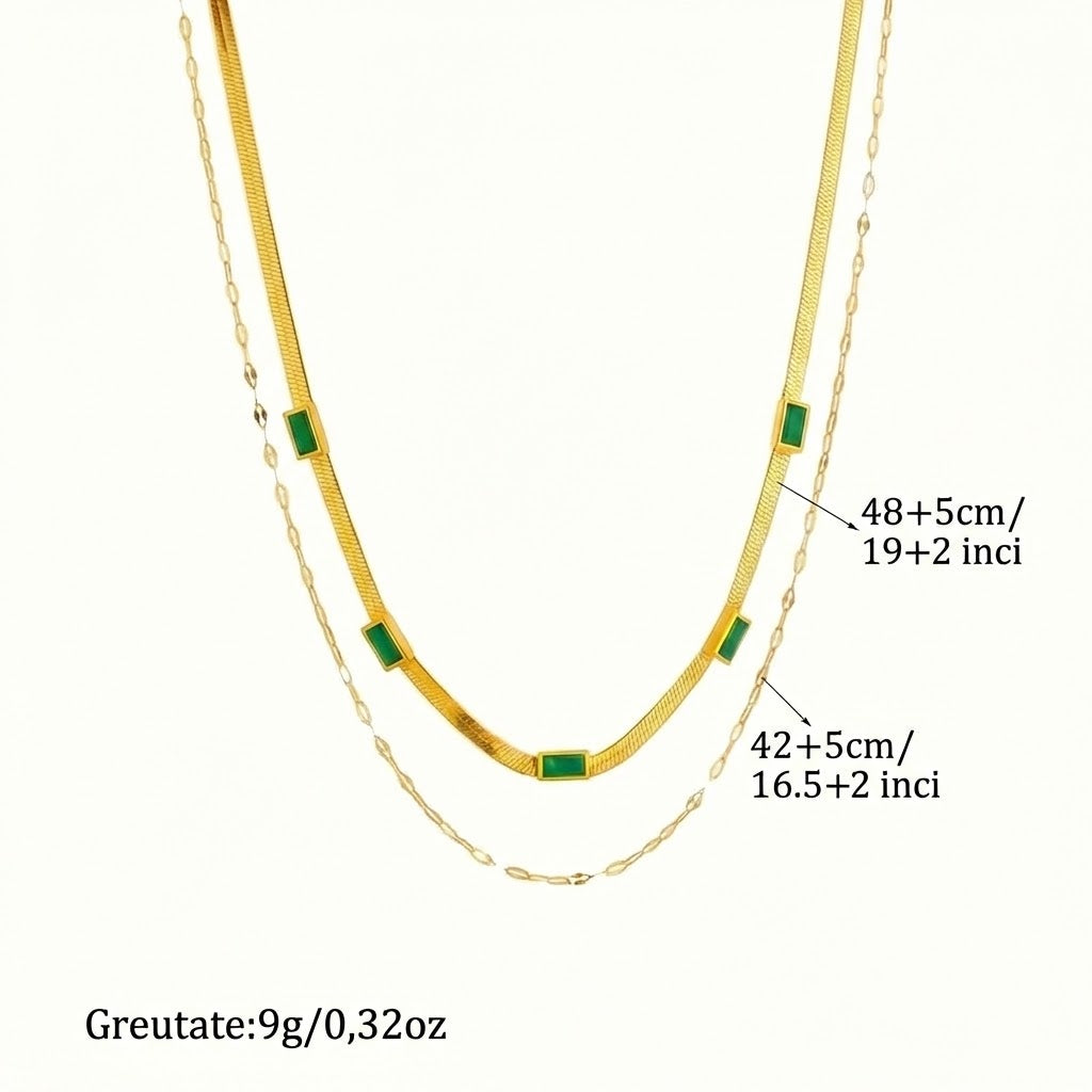 Retro Dobbelt Lag Krave Sorella Gem