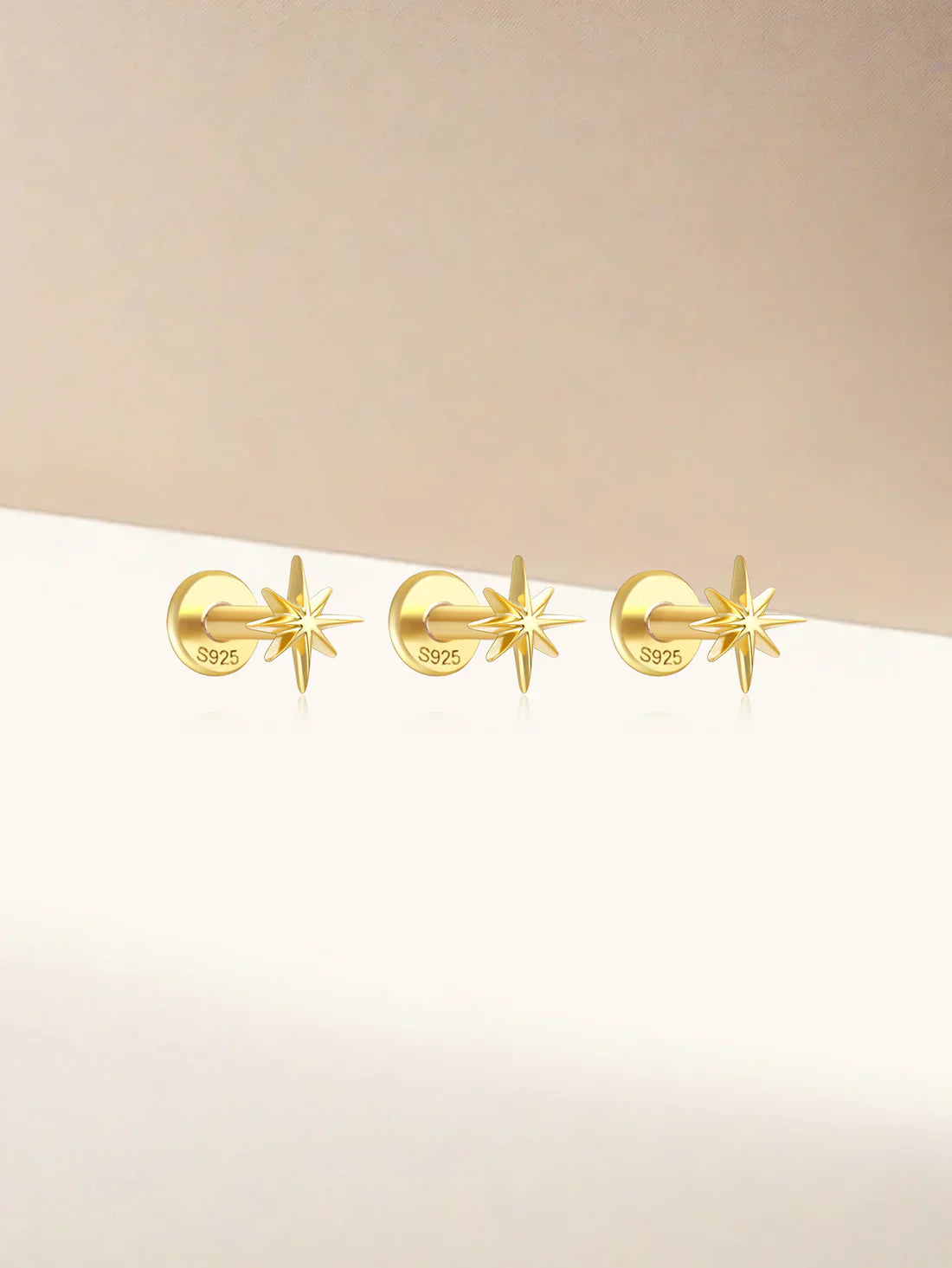 Kateřina – Cercei din aur cu curbură moale.