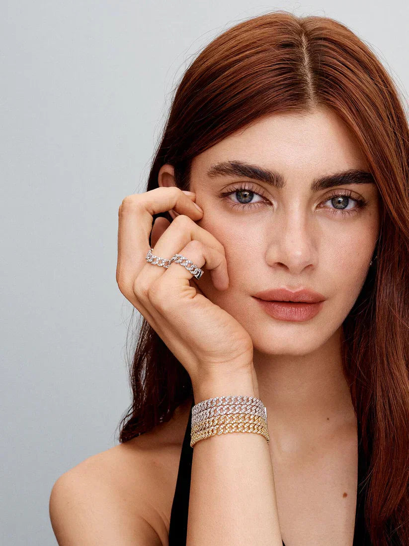 Brățară cubaneză din moissanit